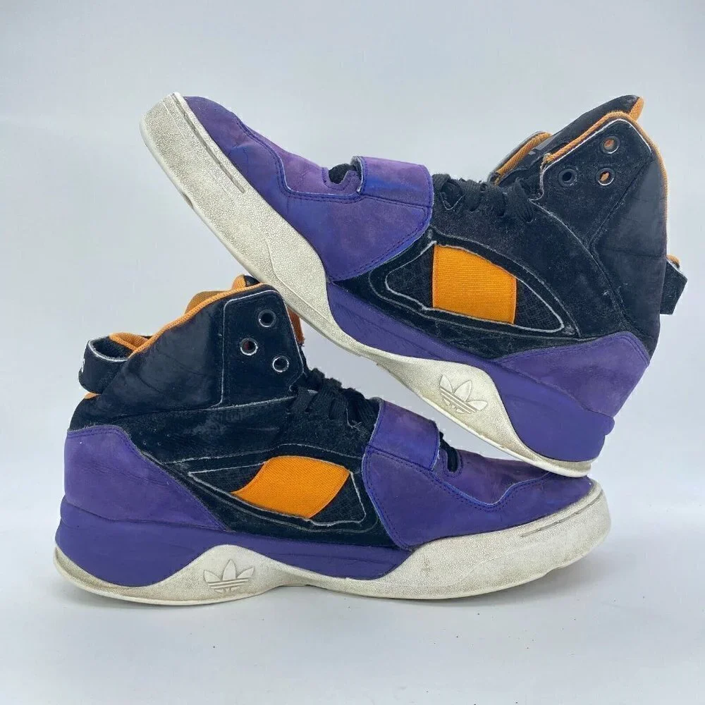 Adidas Streetball 1.5 Men Size 10.5 Lace Up Purple Black Athletic Shoes G99871